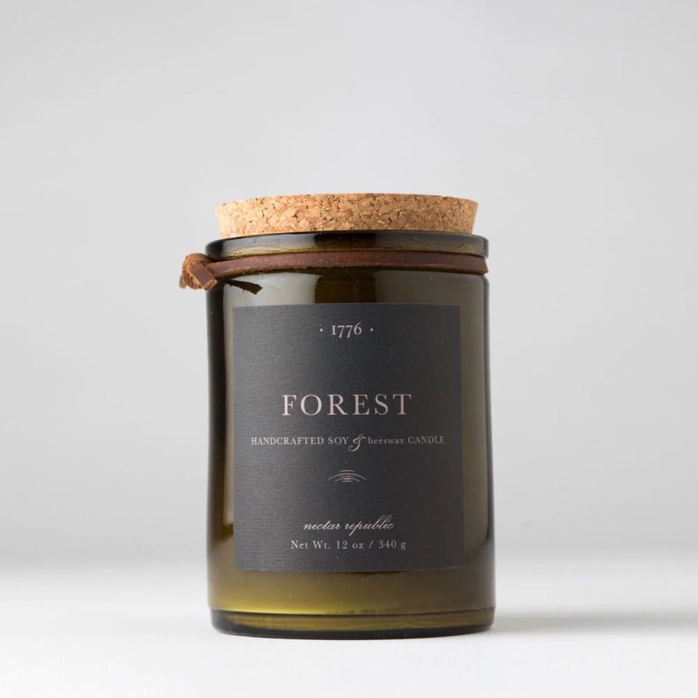 1776 - Beeswax Candle - Forest